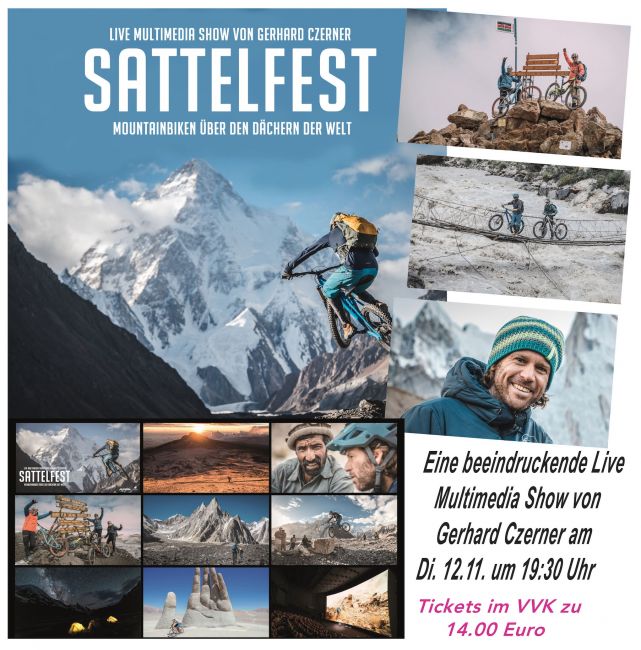 Sattelfest am Di. 12.11. um 19:30 Uhr